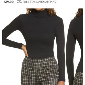 BP black ribbed turtleneck size L